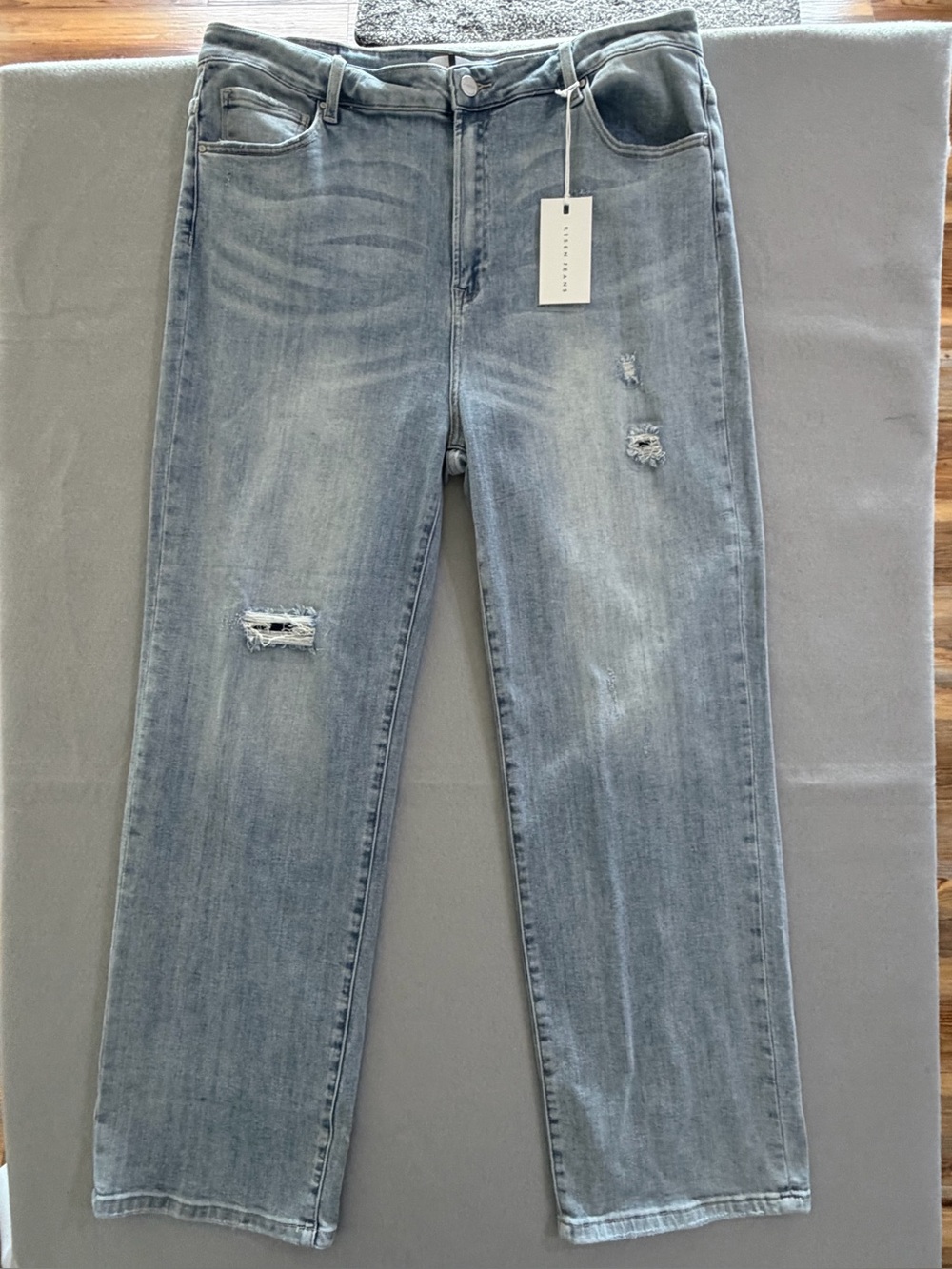 Risen Jeans NEW Women's High Rise Straight Leg Jeans Size 3XL